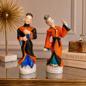 Mid Century Asian Figurines - Etsy