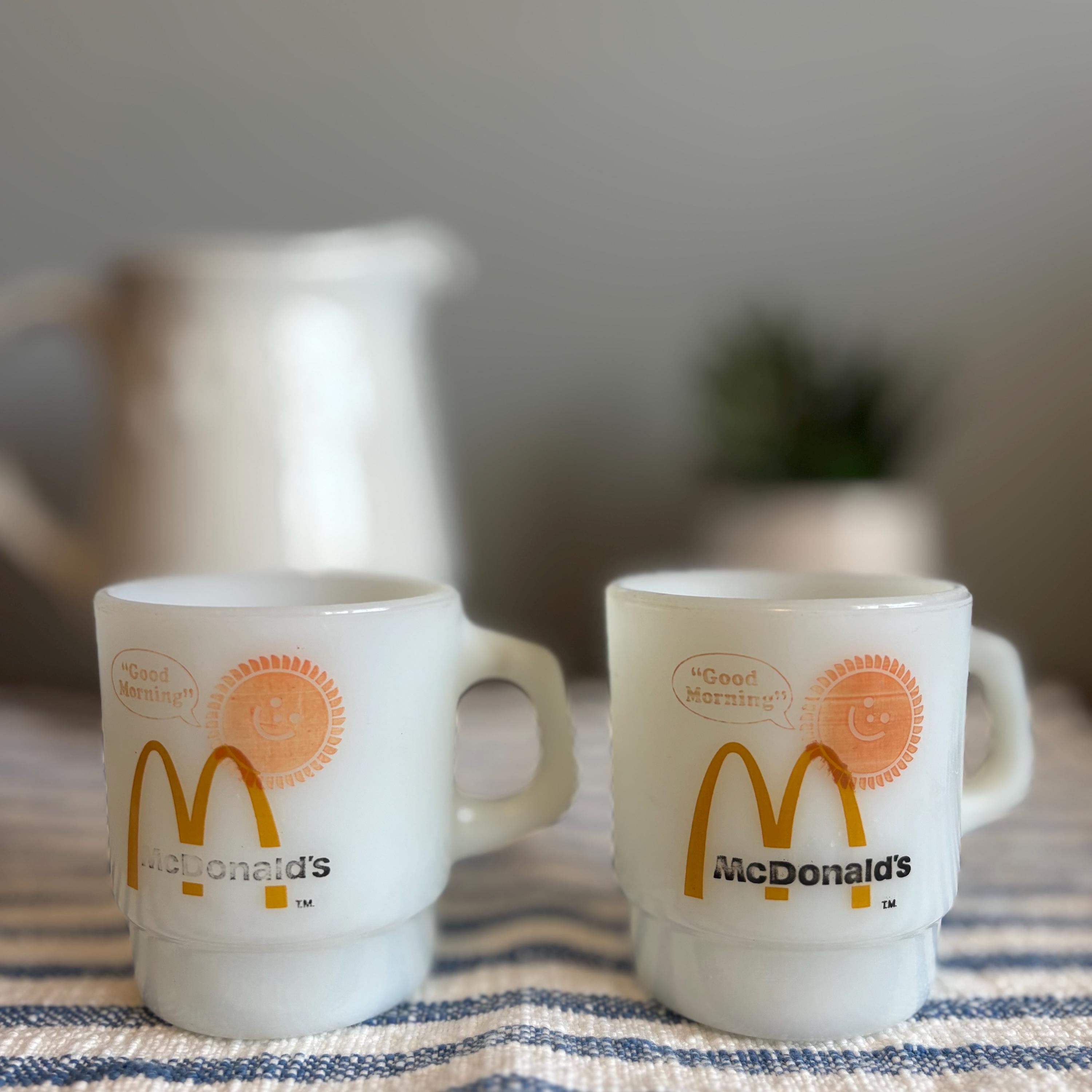 A*.様 Fire-king McDonald's マグカップ 2個セット ファイヤーキングマグカップ2個セット A*.様 Fire-king McDonald's