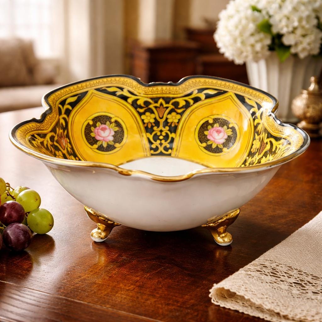 Hand painted in Thailand ハンドペイント 金彩 花文様皿 Noritake Hand Painted Dish - Etsy - Page 4