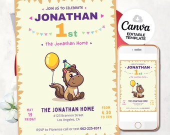 Horse Birthday Invitation Saddle Up Cowgirl Invite Country Western Party Pink Equestrian Birthday Evite Instant Download bday party invites