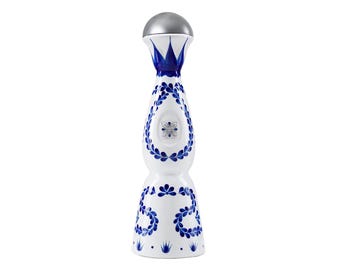 Clase Azul Reposado Tequila Tavalera Pottery Ceramic Bottle Decanter | Handcrafted Mexican Art | 700ml Empty Bottle | Luxury Bar Display |