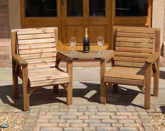 Wooden Garden Twinset/Loveseat