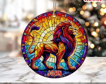 ライオンのクリスマスオーナメント - Etsy 日本