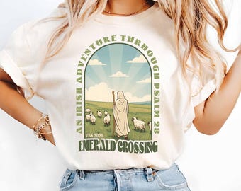 VBS 2026 Emerald Crossing Shirt Psalm Shirt, Vacation Bible School Tee,  Church Volunteer Shirt