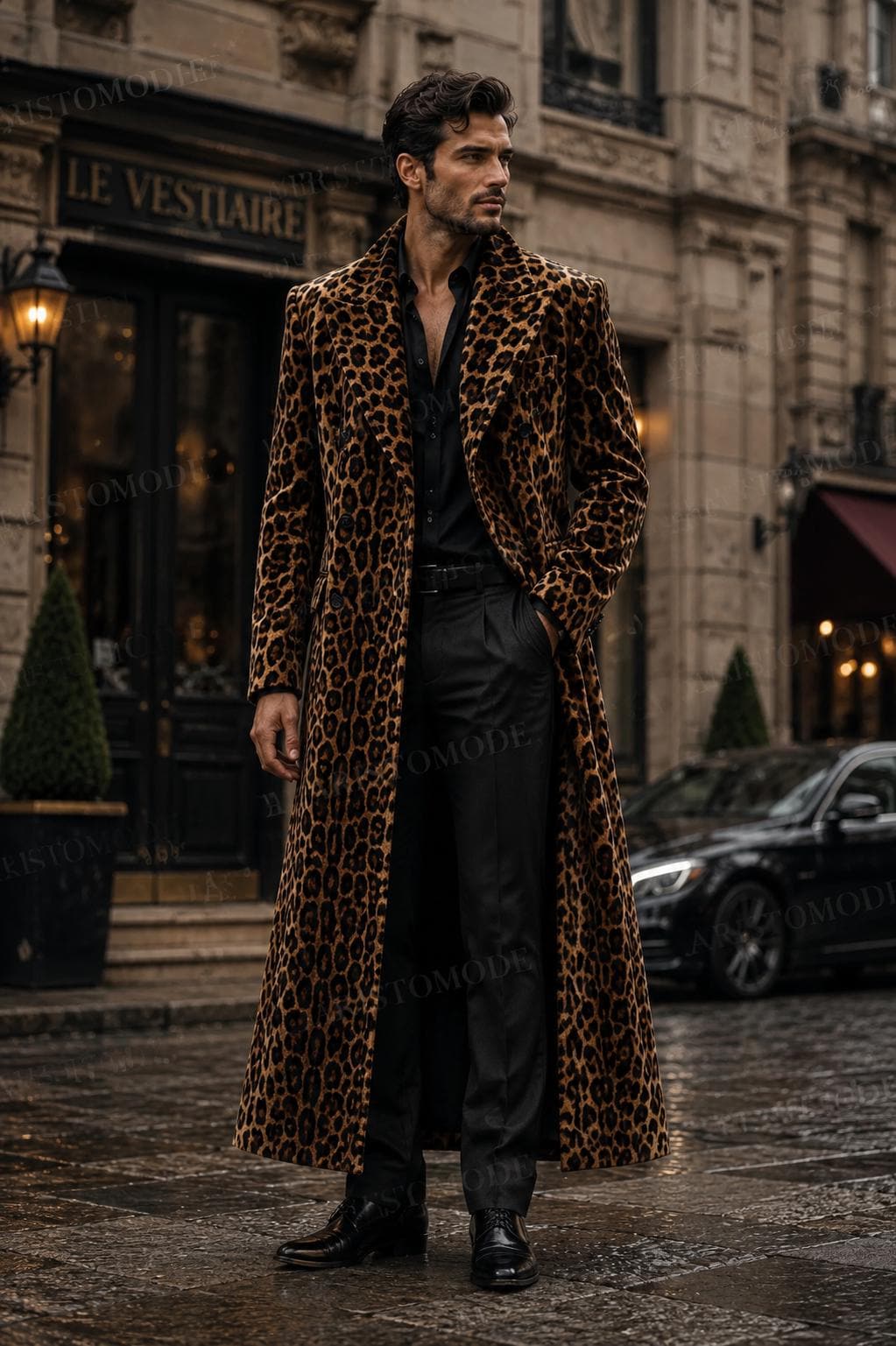 Long Leopard Coat - Etsy