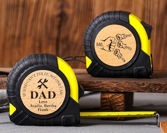 Personalized Tape Measure, Gift For Dad, Custom Father's Day Gift, Grandpa Gift, Birthday Gifts for Men, Gifts for Him, Engraved Tool Gift