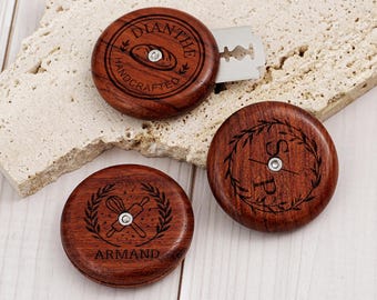 Bread Lame with Custom Text, UFO Round Bread Razor, Bake Lover Gift, Bread Scoring Blade