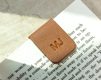 Custom Magnetic Bookmark, Debossed Bookmark, Custom Bookmark for Her, Birthday Gift for Book Lovers, Perfect Readers Gift, Gift for Friends