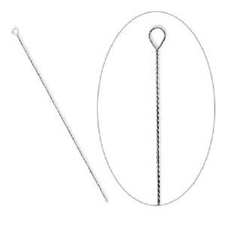 10 Flexible Beading Needles 8 10 12 Twisted Steel Light Etsy