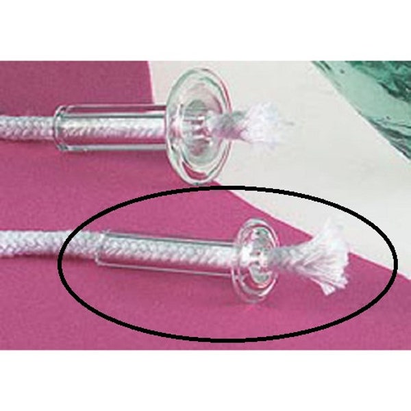 Clear Glass Oil Lamp Candle Wicks Adapter 2 Sm-13x30mm or 1 or 2 Med 20x30mm