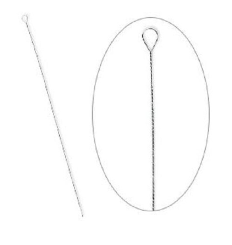 10 Flexible Beading Needles 8 10 12 Twisted Steel Light Etsy