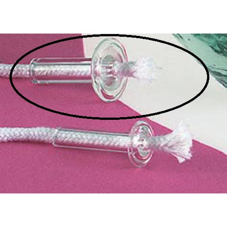 Clear Glass Oil Lamp Candle Wicks Adapter 2 Sm13x30mm or 1 or Etsy