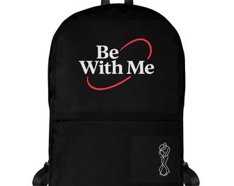 Travel Backpack for Women & Men – Black Be With Me Laptop Backpack