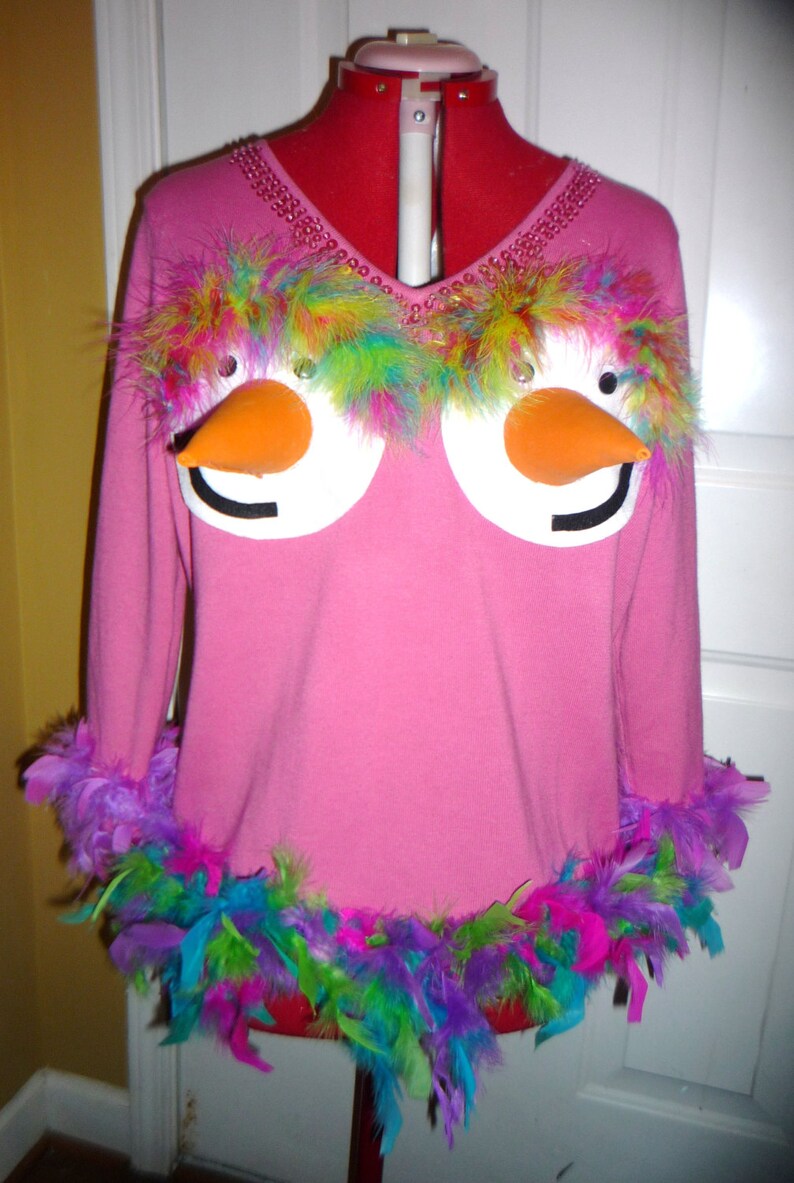 3D tacky Nauthy funny CUSTOM MADE by order 3D ugly Christmas sweater any size