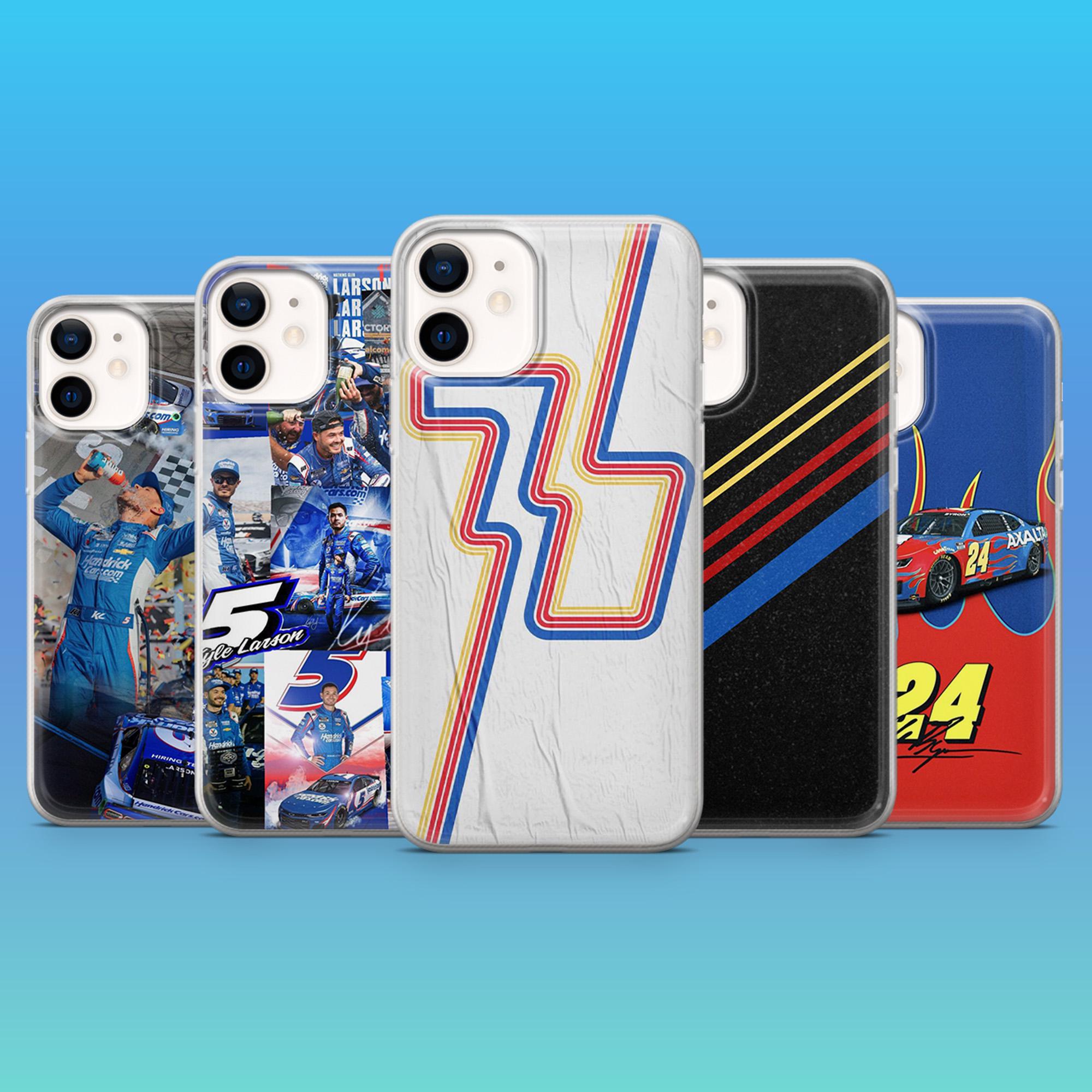 Nascar Phone Case Indy Kyle Larson USA Car Cover for iPhone 17 Air 17 Pro  16e 16 15 Samsung S25 S24Ultra S23FE S22 A16 Pixel 10 Pro XL 9A
