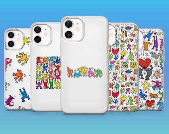 Keith Phone Case Haring Legacy Activism Cover for iPhone 17 Air Pro 16e 16 15 Samsung S25 S24Ultra S23FE S22 A17 A16 Pixel 10 Pro XL 9A