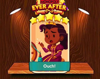 Ouch! set - 23 Monopoly_Go Sticker 5 Stars - ever after Album!!!