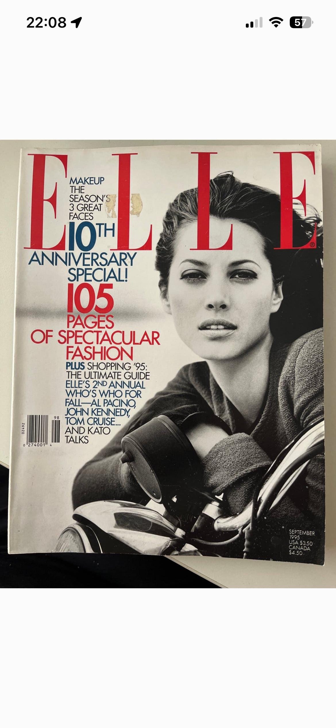 Elle Magazine 1995 - Etsy