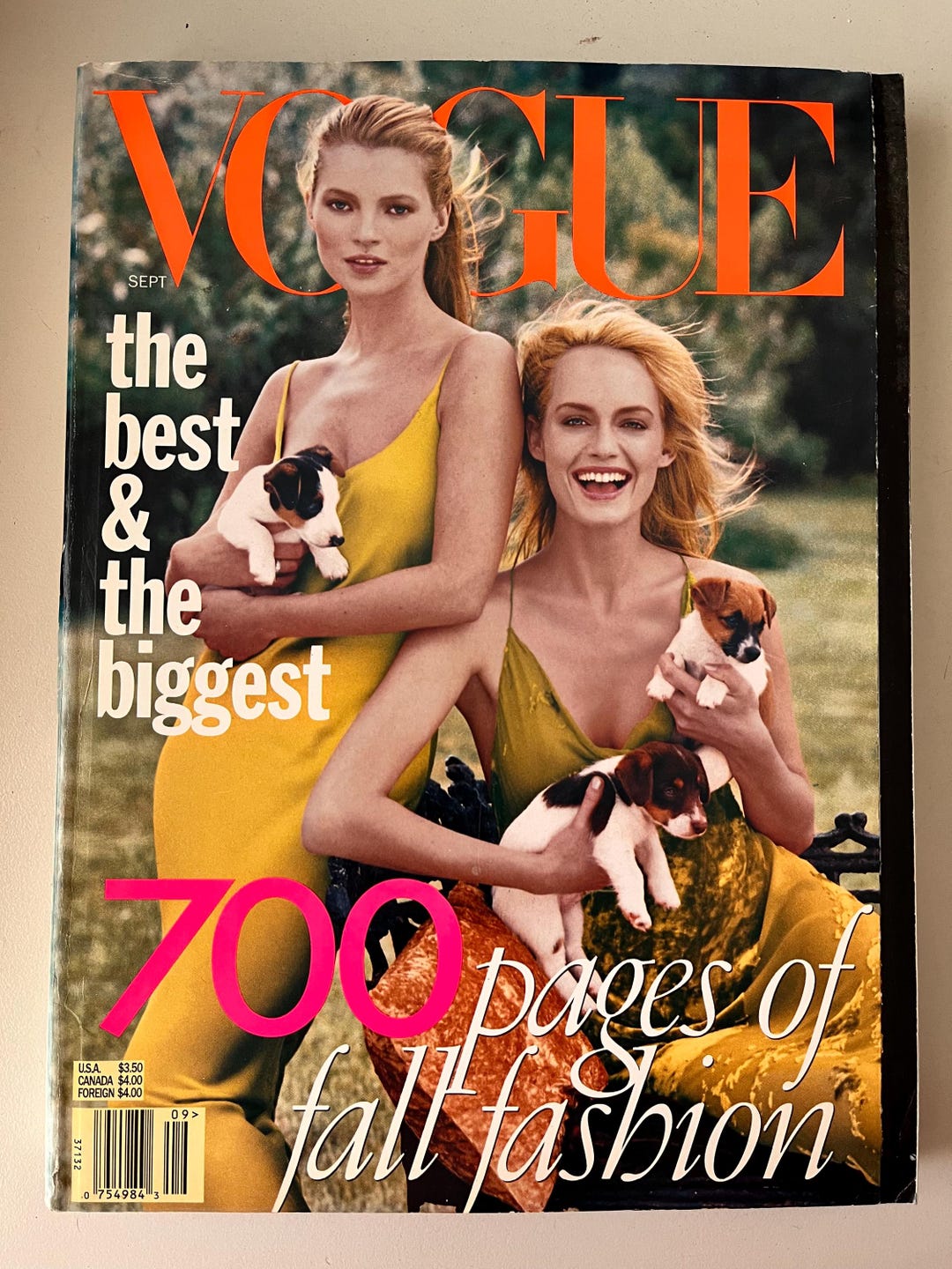 Vogue US – September 1995 (the Best & the Biggest Issue) - Etsy
