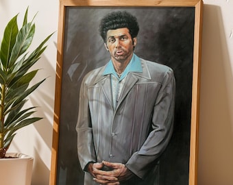 Kramer Portrait Canvas Print, Cosmo Art, Modern Wall Decor (JPEG File)
