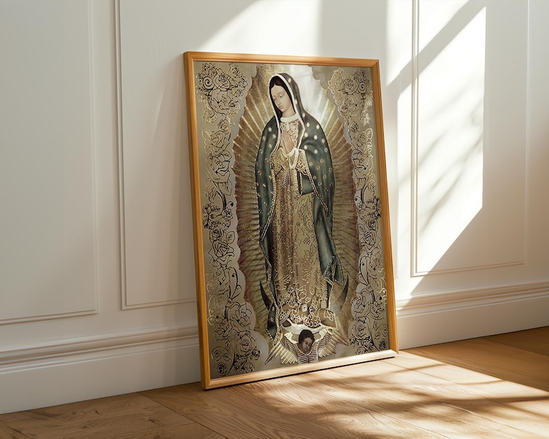 Our Lady of Guadalupe Art Print, Catholic Home Decor (digital Download ...