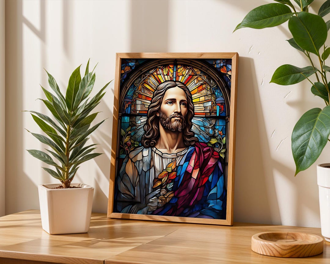 Jesus Canvas Print: Christian Wall Art Decor, (digital Download) - Etsy