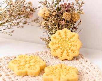 Snowflake Cookie Mold, Biscuit Cutter Set, Cookie Baking Stamp