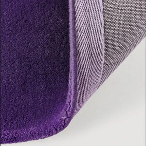 Luxury Purple solid Rug Soft Plush Carpet Modern Minimalist Bedroom Living Room Decor image 11
