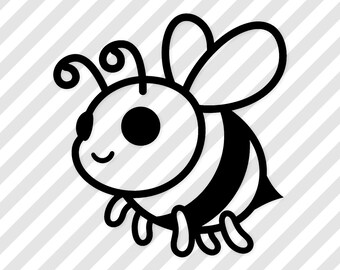 Abelha fofa em SVG: Design encantador para camisetas