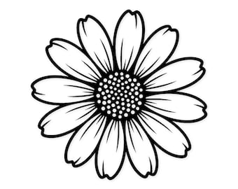 Daisy Svg Png: Bold Floral Cut File For T-Shirts