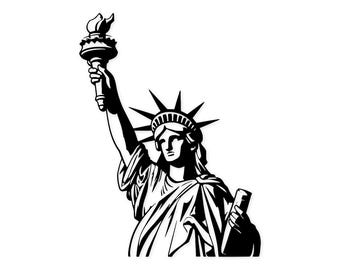 Statue Of Liberty Icon Svg Png: Cut Ready Digital Design For Cricut Silhouette