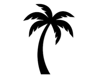 Palm Tree Silhouette Svg Png: Cut Ready Digital Design For Cricut Silhouette