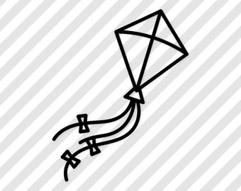 Arquivo SVG de pipa: arquivo de corte em negrito e alto contraste para artesanato