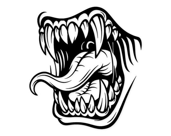 Monster Mouth Svg Png: Cut Ready Digital Design for Cricut