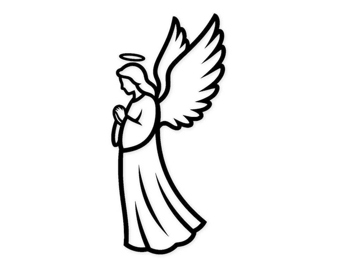 Simple Angel Icon Svg Png: Cut Ready Digital Design for Cricut ...