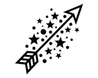 Sagittarius Arrow Svg Png: Cut Ready Digital Design For Cricut Silhouette