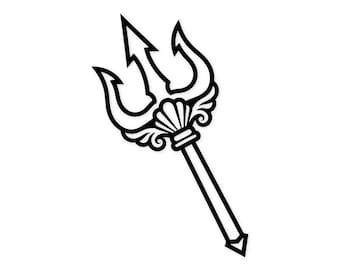 Mystical Trident Svg Png: Cut Ready Digital Design For Cricut Silhouette