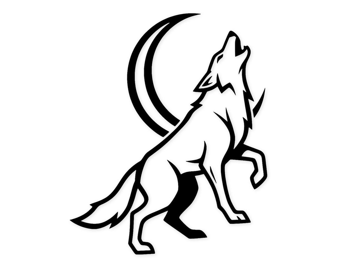 Wolf Howling Svg Png: Cut Ready Digital Design for Cricut Silhouette ...