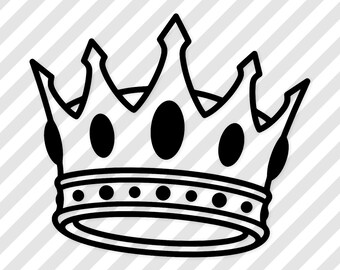 Coroa em SVG: Design elegante para camisetas e decoração