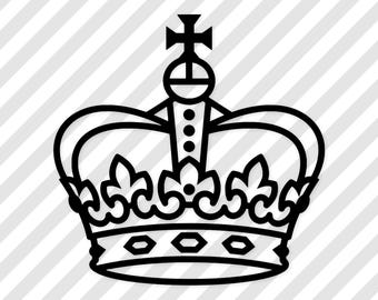 Arquivo SVG de Coroa: Arquivo de Corte Elegante para Camisetas