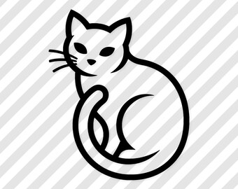SVG de gato: Design divertido para camisetas