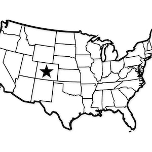 U.S. Map Outline Svg Png: Clean Design For Cricut Projects