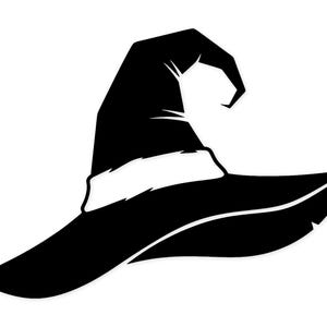 Witch&#39;s Hat Svg Png: High Contrast Design For Halloween Projects