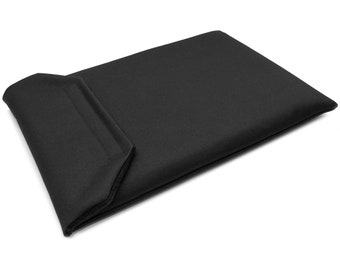 MacBook Air 13" Sleeve Case - Black Canvas - Made in UK