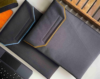Black Handmade MacBook Air Sleeve - 13 and 15 inch Sizes
