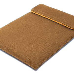 Samsung Galaxy Book Flex Sleeve Case Handmade Pioneer Waxed Canvas Breen image 3