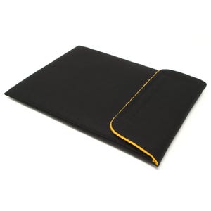 Dell XPS 13 Case Sleeve - Handmade - Pioneer Waxed Canvas - Black
