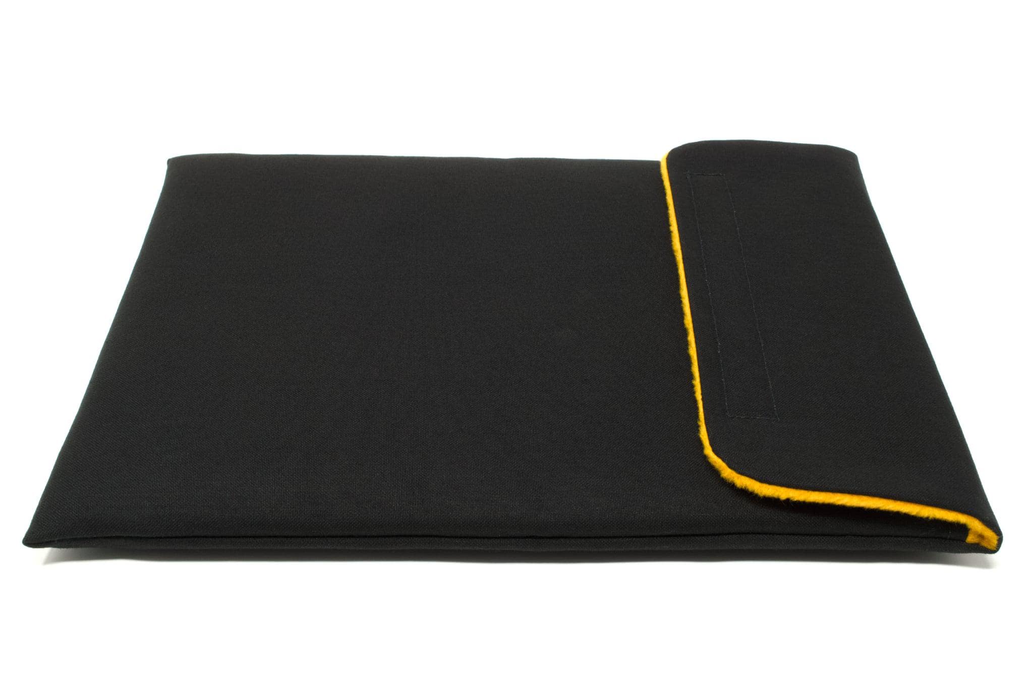 Apple MacBook Pro 16-inch Sleeve Case M1/M2/M3/M4 - Handmade - Pioneer Waxed Canvas - Black - View #11