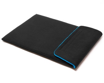 Étui pour iPad Air 11 pouces M2 2024 - Fait main - Toile cirée Pioneer - Noir (édition spéciale)