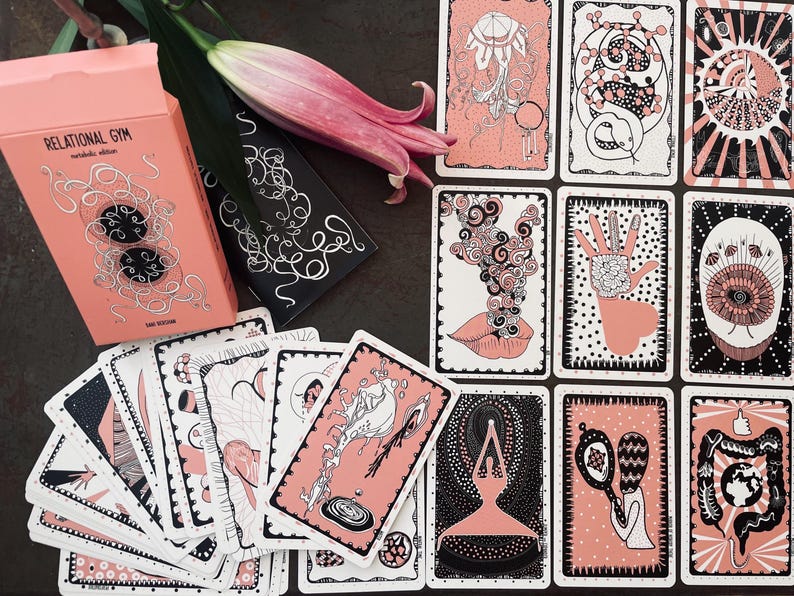 Baralho de Cartas Oráculo de Cura Somática, Autocuidado com Foco em Trauma, Regulação do Sistema Nervoso, Atenção Plena - Cartas de Cura Emocional imagem 8